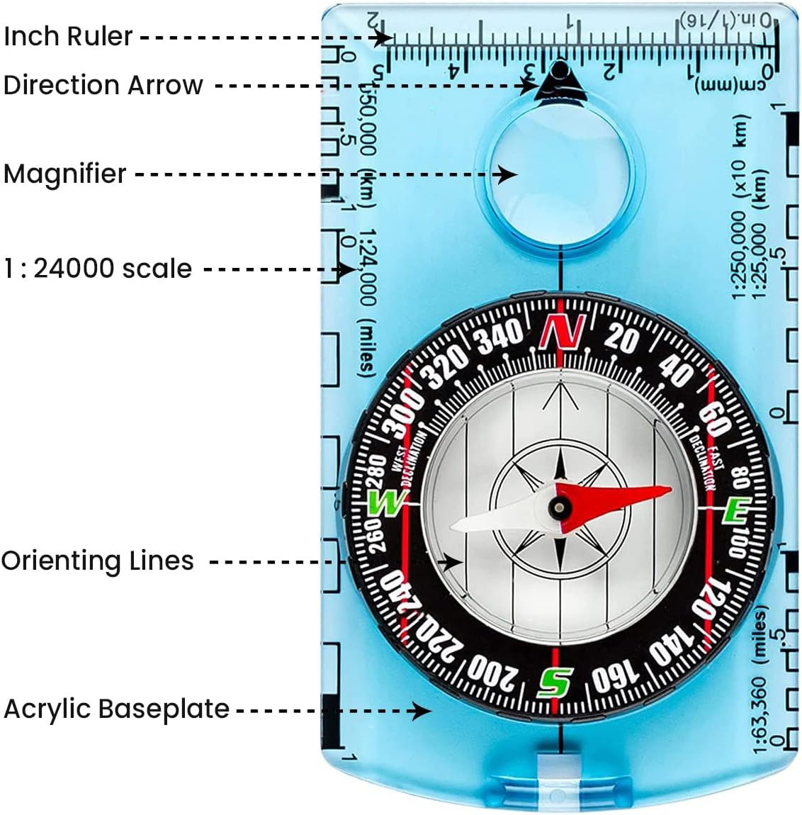 ZHUOHUA Orienteering Compass-H - Map Compass Orienteering review and price