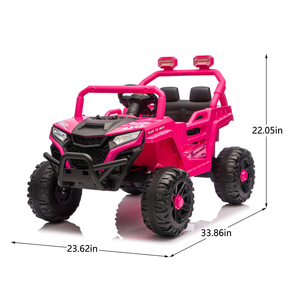 12V Kids Electric Ride On UTV  - Outdoor Adventure Utv review and price
