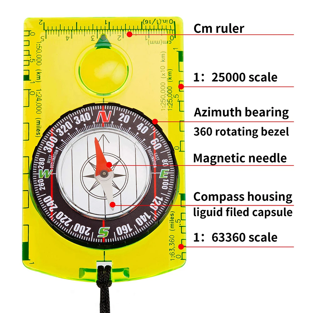 Waterproof Compass Outdoor Gad - Map Compass Orienteering review and price