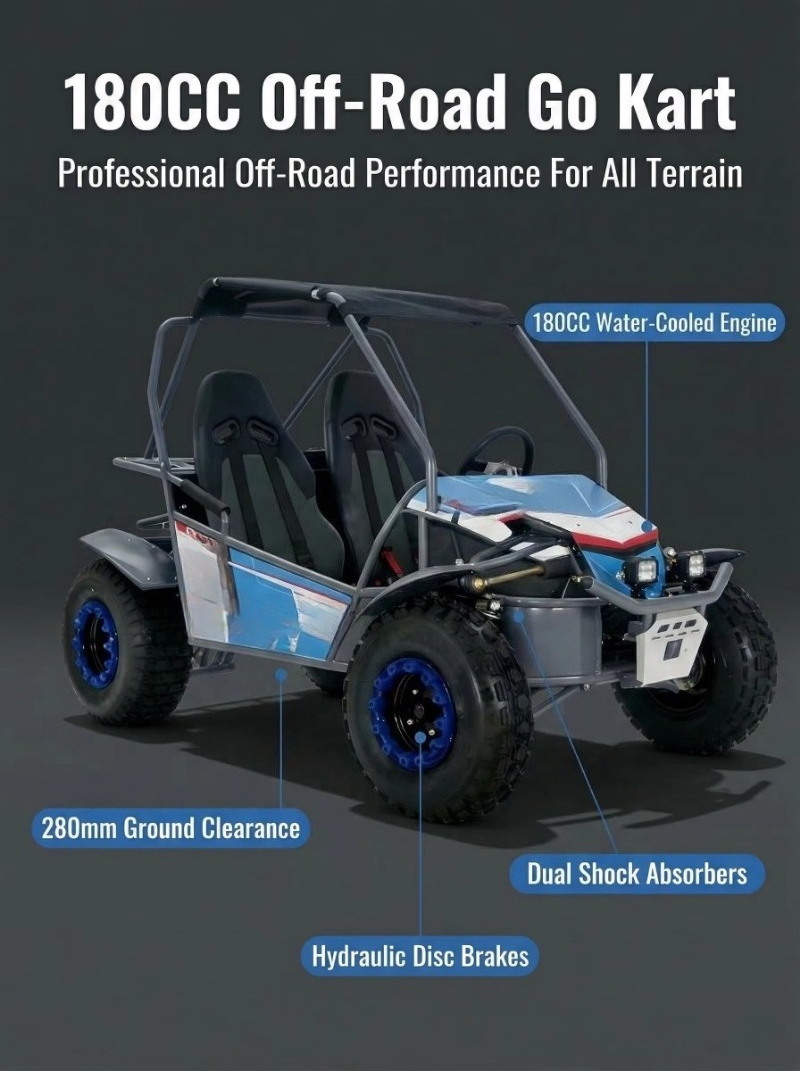 Hot Sale 4 Stroke 2-Seater Gas - Outdoor Adventure Utv review and price