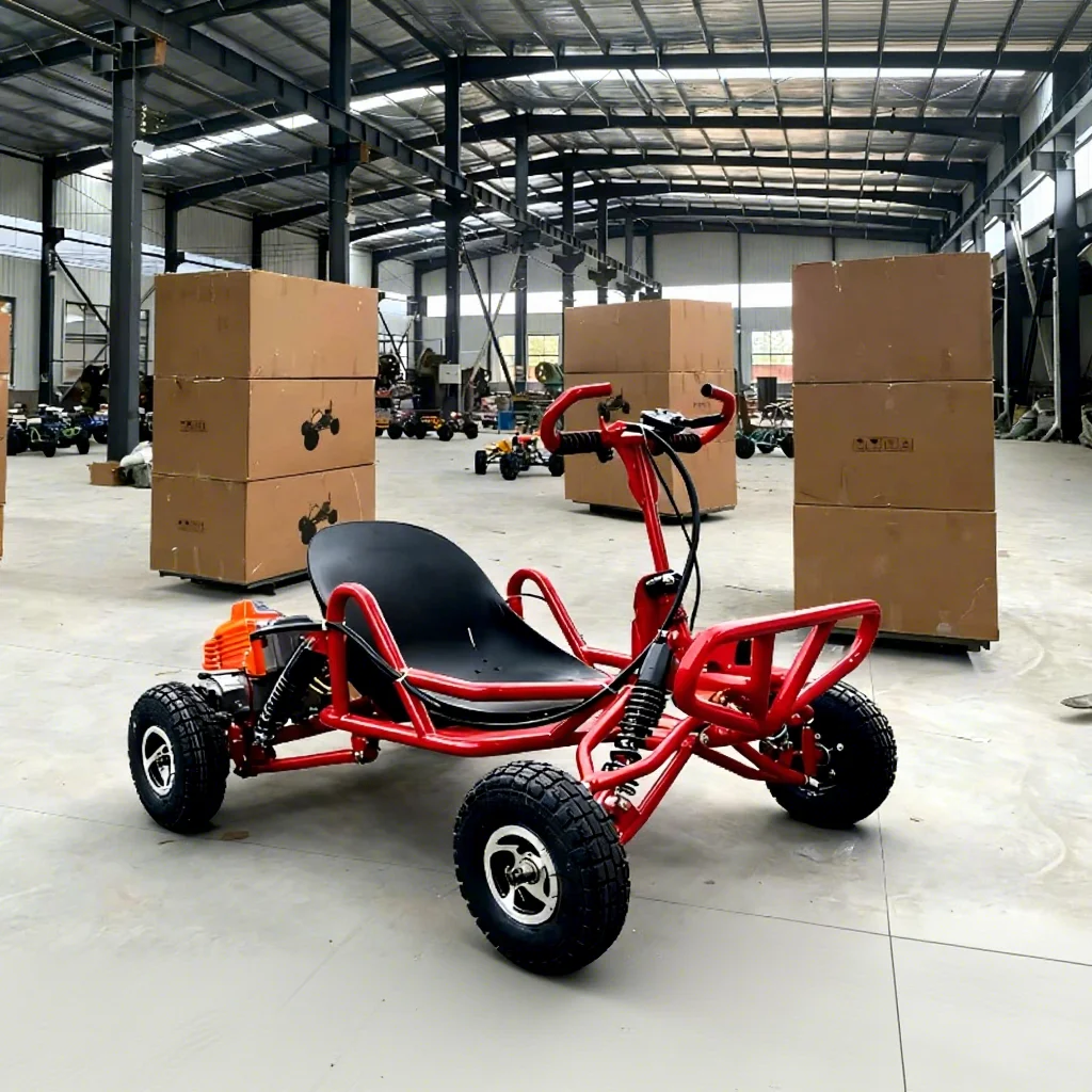 New 80CC Gas Pedal Go Kart All - Outdoor Adventure Utv review and price