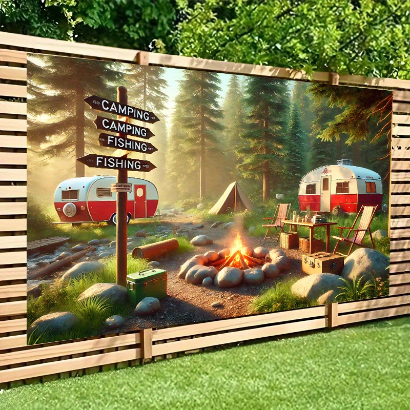 Camping RV Trailer Tapestry Ou - Outdoor Adventure Rv review and price
