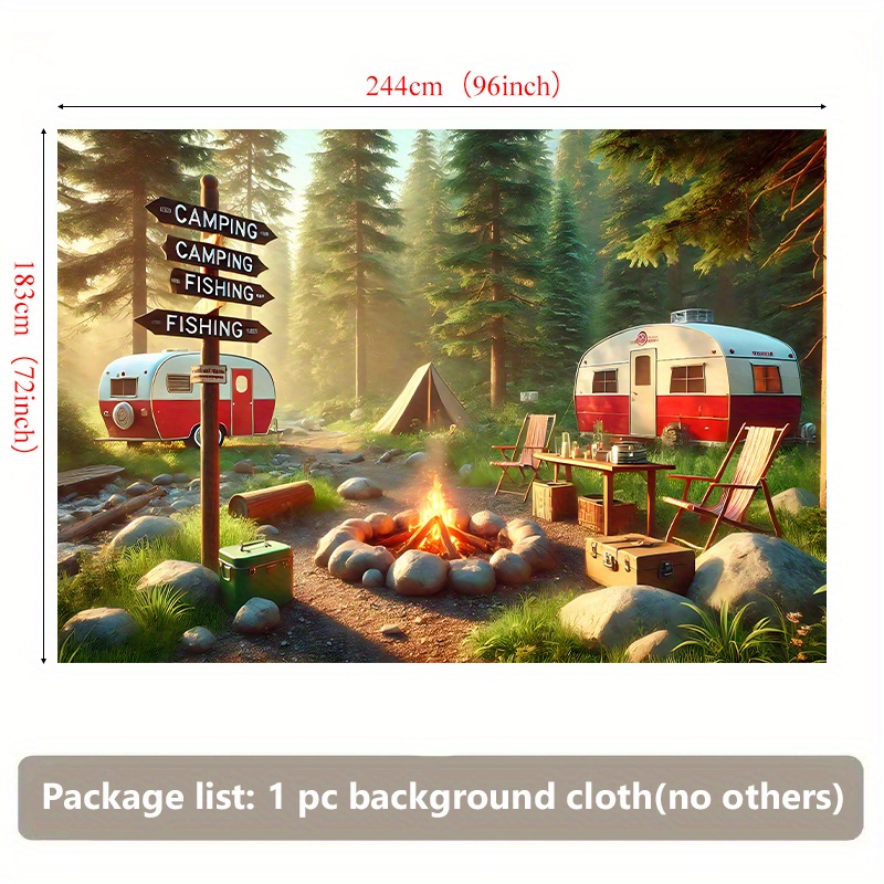Camping RV Trailer Tapestry Ou - Outdoor Adventure Rv review and price