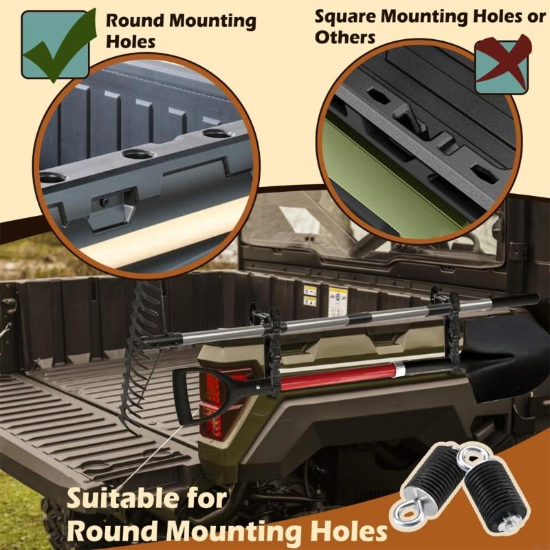 UTV Bed Tool Rack Support With - Outdoor Adventure Utv review and price