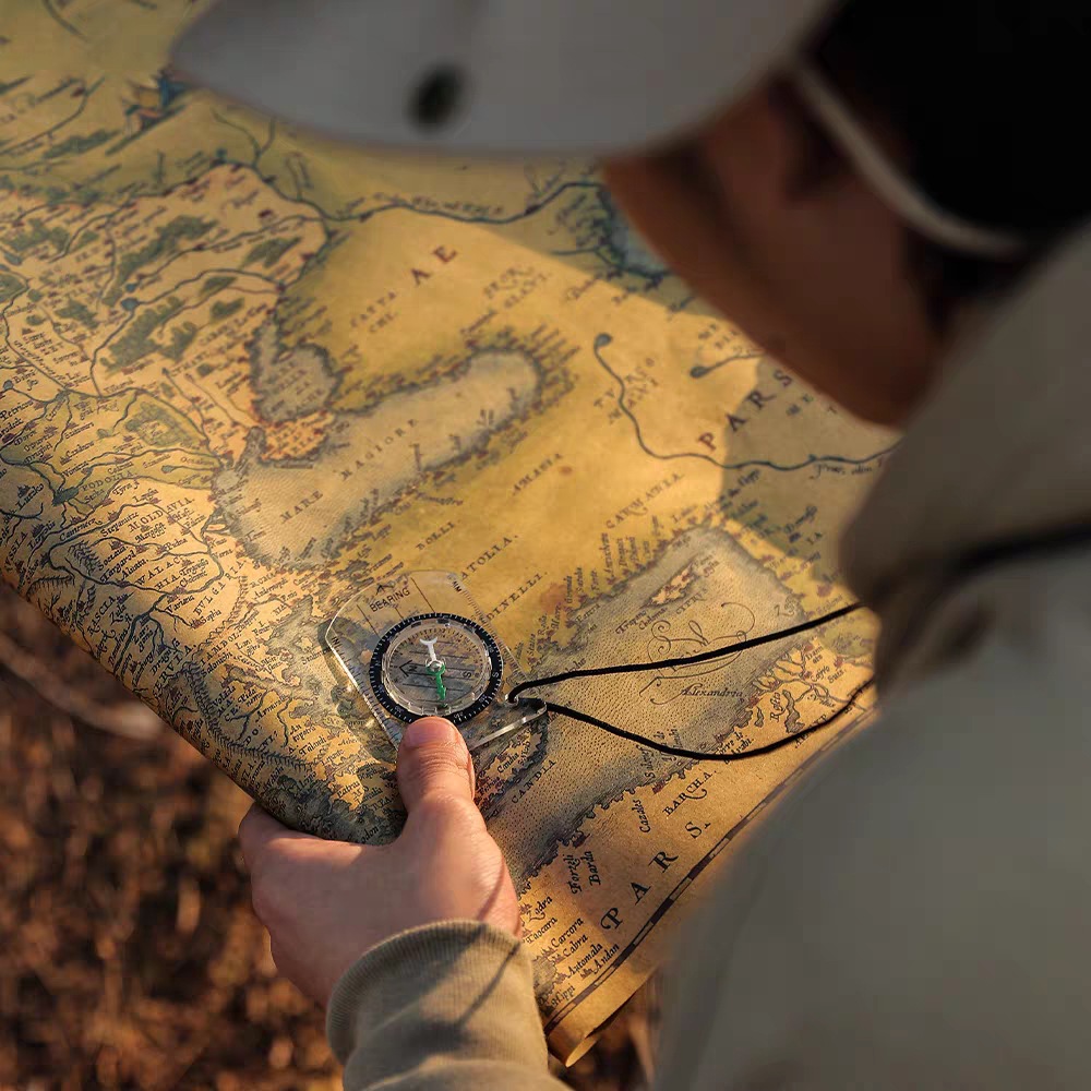 1 PCS New Outdoor Mini Acrylic - Map Compass Orienteering review and price