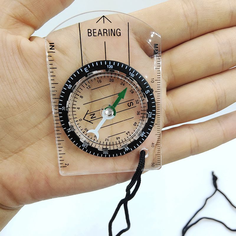 1 PCS New Outdoor Mini Acrylic - Map Compass Orienteering review and price