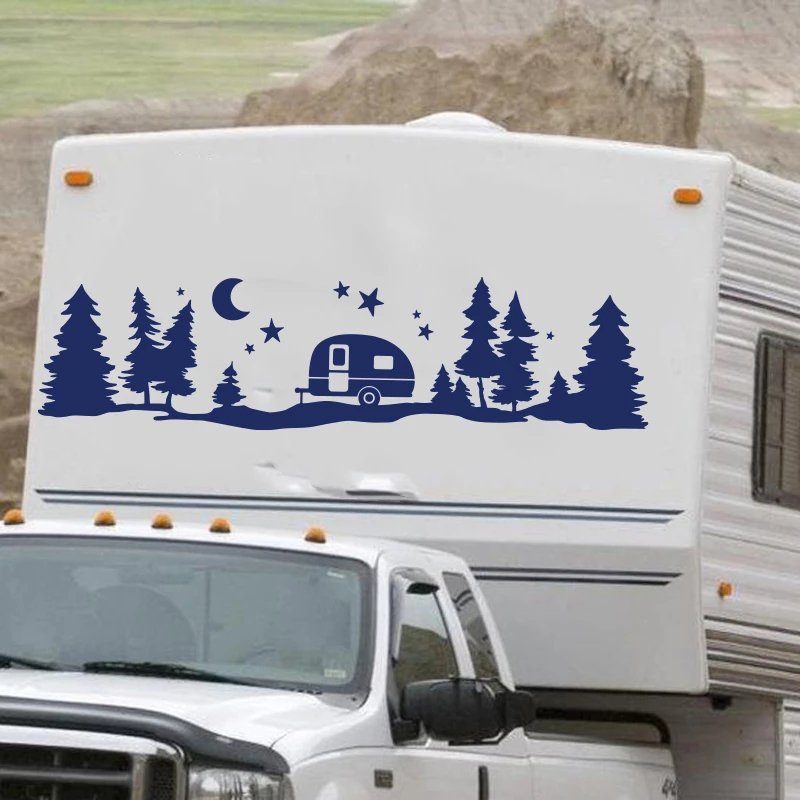 Large star forest vinyl Car st - Outdoor Adventure Rv review and price