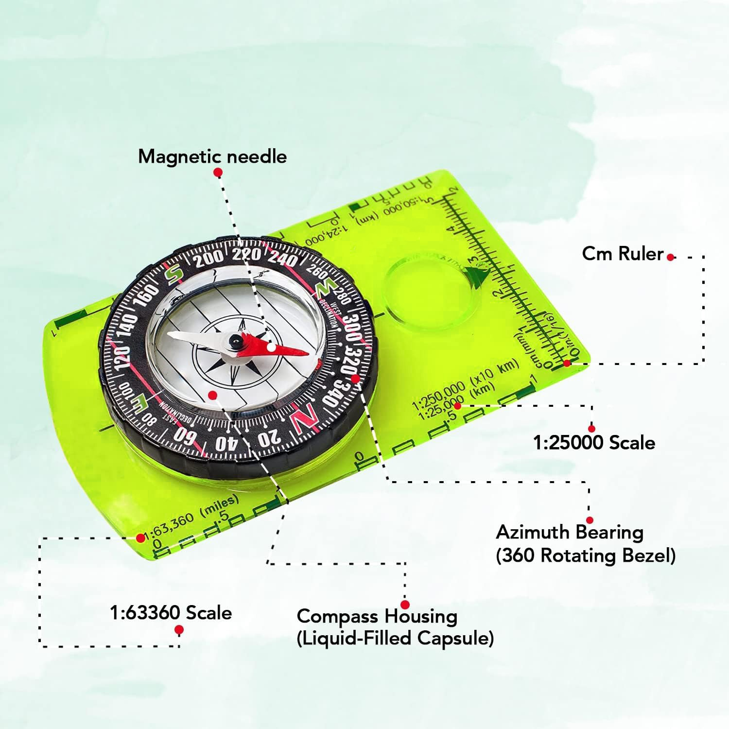 YANBIGUO Orienteering Compass  - Map Compass Orienteering review and price