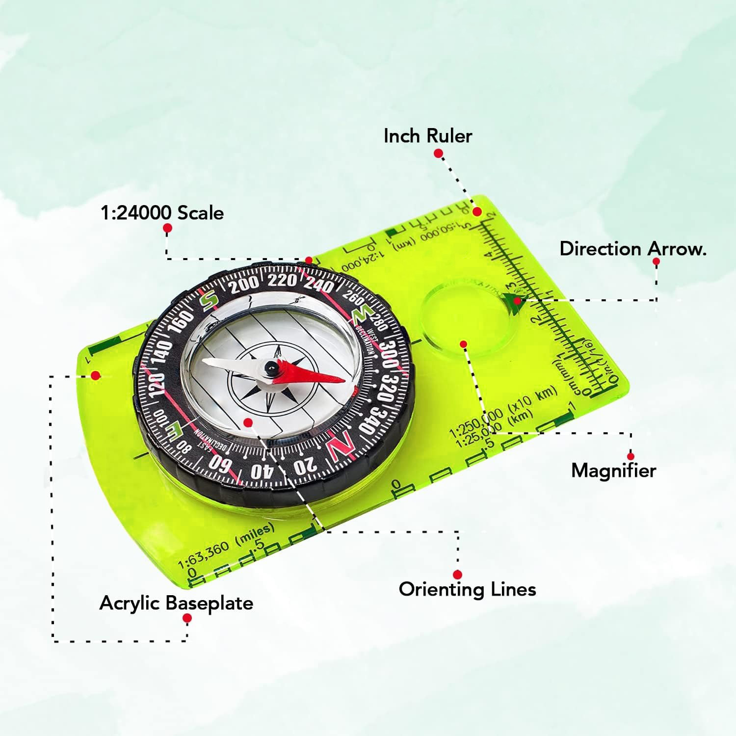 YANBIGUO Orienteering Compass  - Map Compass Orienteering review and price