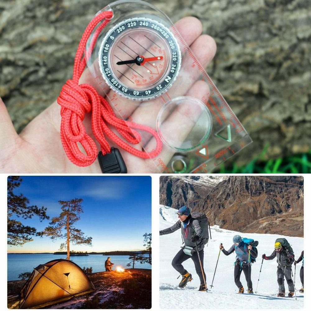 New Acrylic Map Ruler Compass  - Map Compass Orienteering review and price