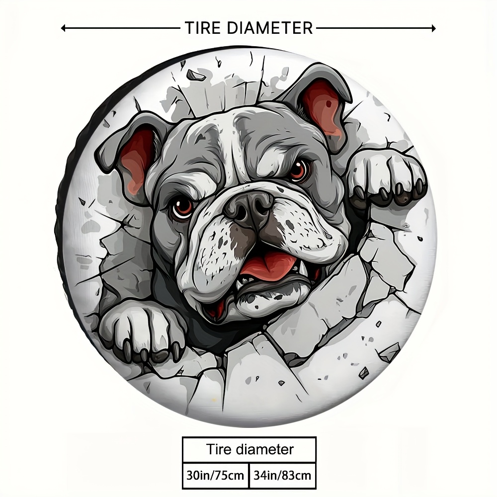 1pc Bulldog RV Wheel Cover - D - Outdoor Adventure Rv review and price
